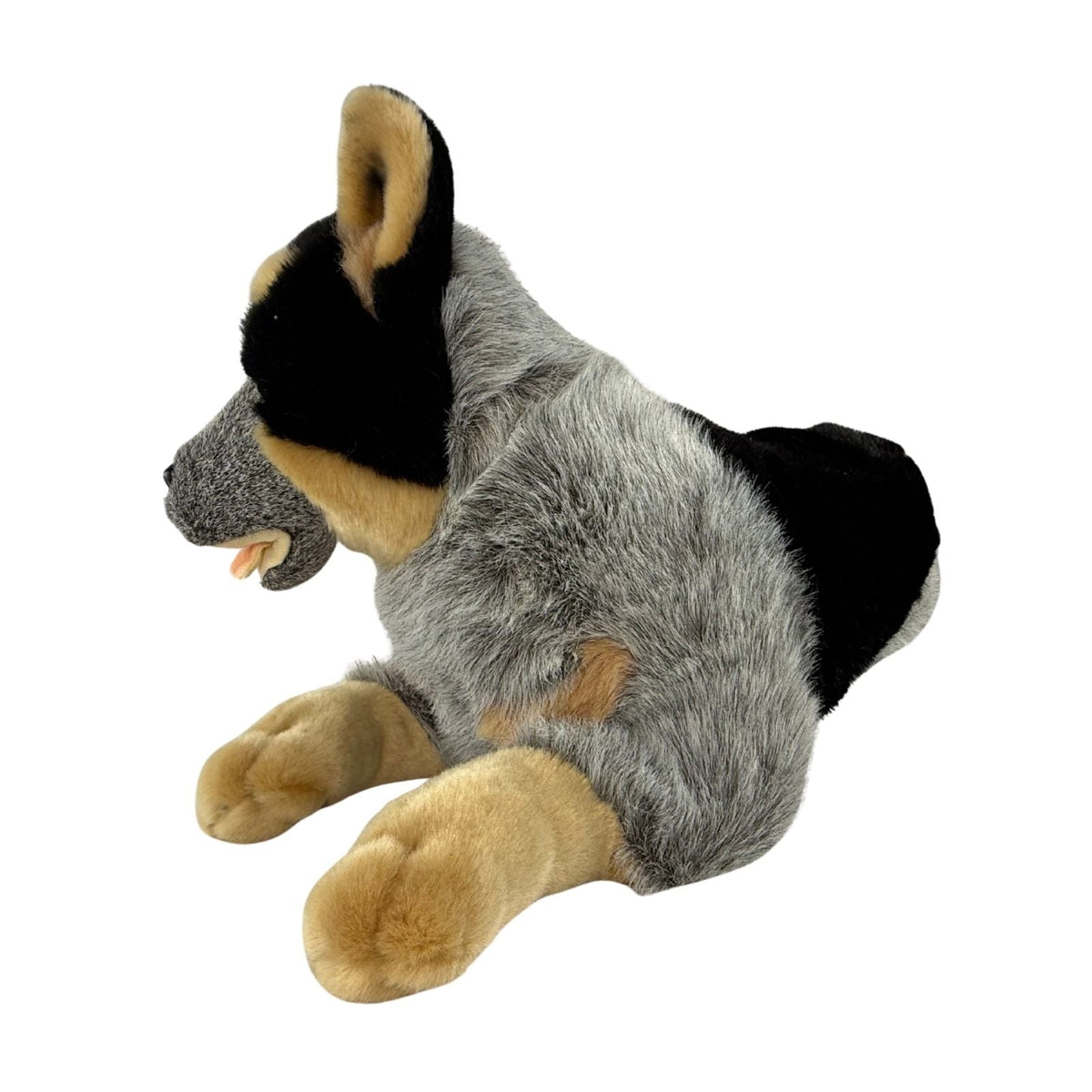 Bocchetta Orazio 62cm Lying Blue Heeler Cattle Dog Plush Toy (Australian Stuffed Animal Gift)