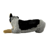 Bocchetta Orazio 62cm Lying Blue Heeler Cattle Dog Plush Toy (Australian Stuffed Animal Gift)