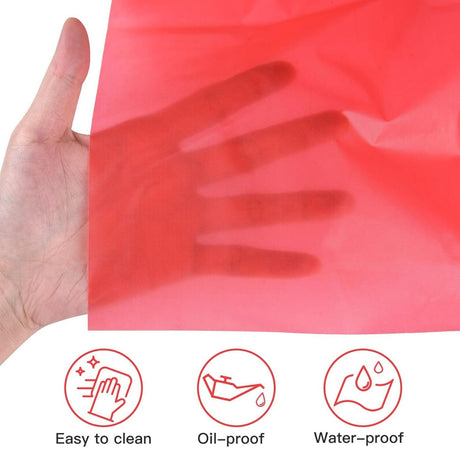 Table Cloth Cover Reusable & Washable Xmas Party 137cm x 274cm (54"x108") in Red
