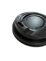 1000x 80mm Plastic Disposable Coffee Cup Sip Lids for 8oz/10oz Cups (Bulk)