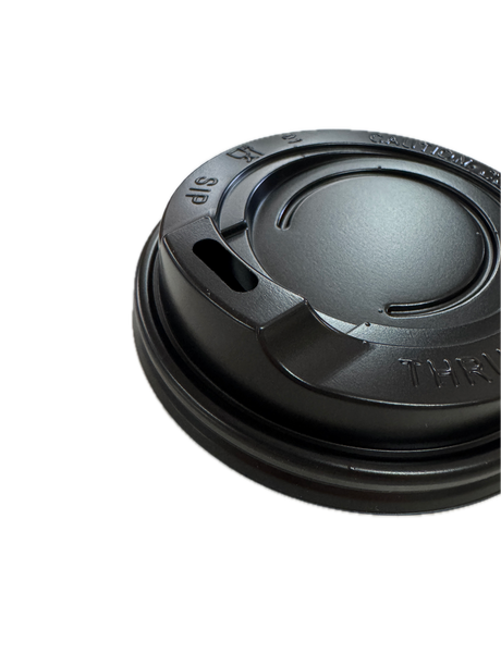 1000x 80mm Plastic Disposable Coffee Cup Sip Lids for 8oz/10oz Cups (Bulk)