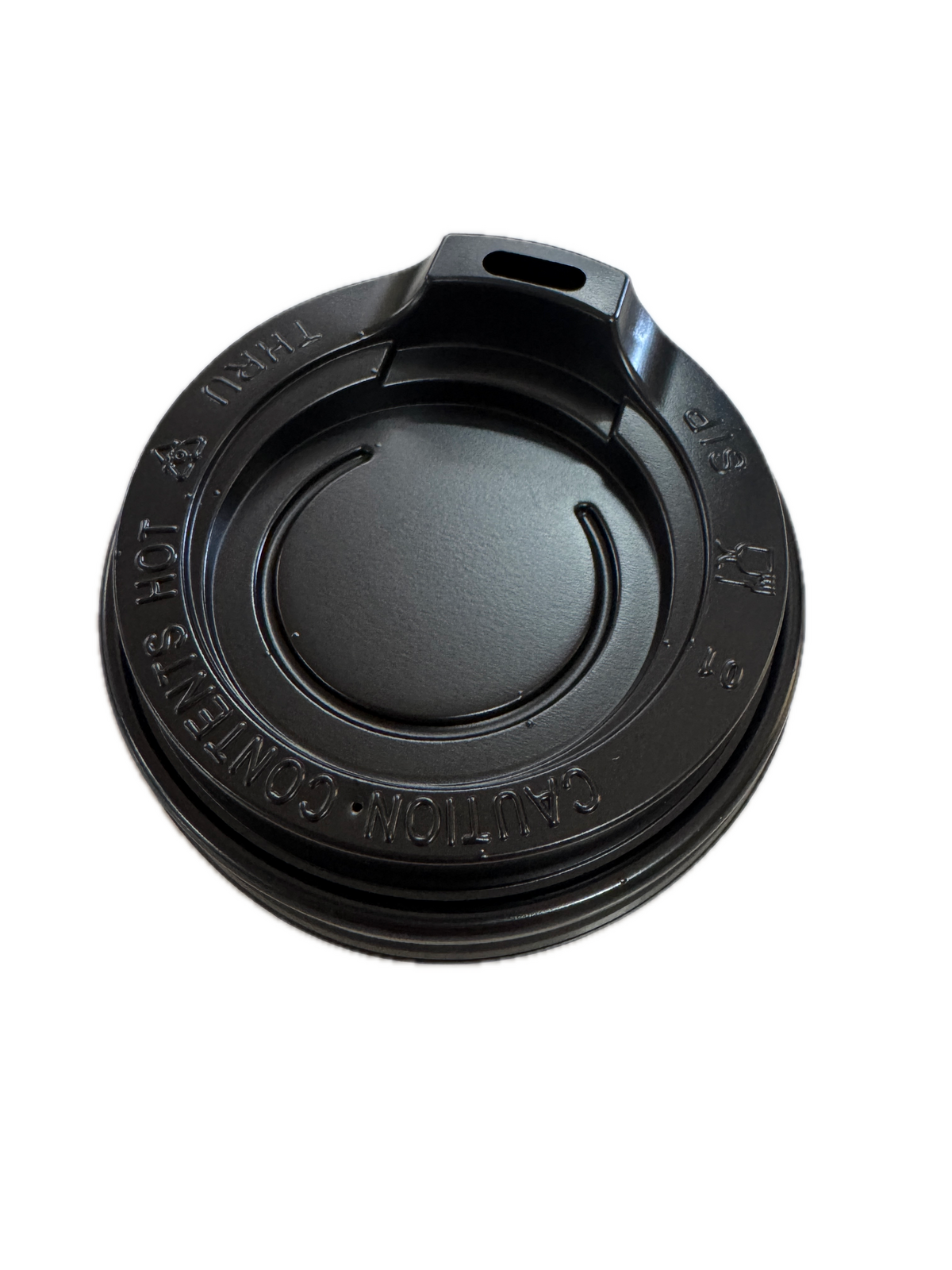 1000x 80mm Plastic Disposable Coffee Cup Sip Lids for 8oz/10oz Cups (Bulk)