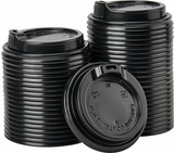 1000x 80mm Plastic Disposable Coffee Cup Sip Lids for 8oz/10oz Cups (Bulk)