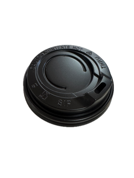 1000x 80mm Plastic Disposable Coffee Cup Sip Lids for 8oz/10oz Cups (Bulk)