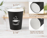 1080x 8oz Paper Disposable Coffee Cups for Takeaway (Bulk)