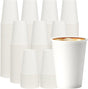 1000x 12oz White Paper Disposable Coffee Cups for Takeaway (Bulk)