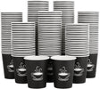1000x 12oz Paper Disposable Coffee Cups for Takeaway (Bulk)