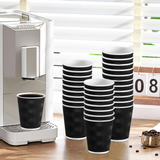 500x 12oz Triple Wall Paper Disposable Coffee Cups for Takeaway (Bulk)