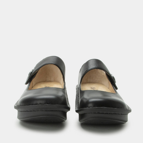 Alegria Paloma Womens Mary Jane Shoes - Black Nappa (Slip-On Nursing Clogs w/Arch Support)