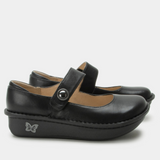Alegria Paloma Womens Mary Jane Shoes - Black Nappa (Slip-On Nursing Clogs w/Arch Support)