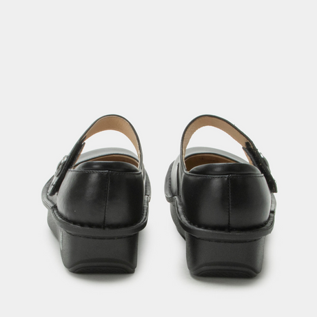 Alegria Paloma Womens Mary Jane Shoes - Black Nappa (Slip-On Nursing Clogs w/Arch Support)