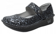 Alegria Paloma Womens Mary Jane Shoes - Chrome Bloom (Slip-On Nursing Clogs w/Arch Support)