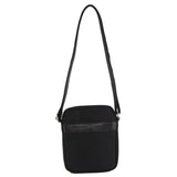 Pierre Cardin Mens Soft Italian Leather Business Crossbody Travel Bag - Black