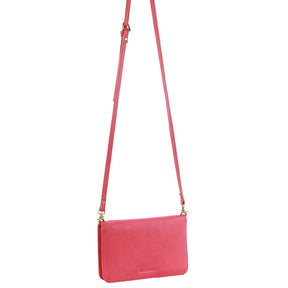 Pierre Cardin Womens Leather RFID Clutch Wallet Purse - Pink