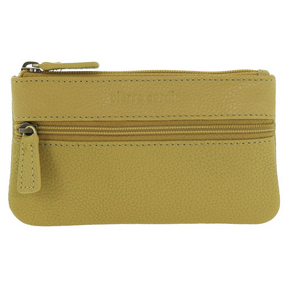Pierre Cardin Womens Genuine Leather RFID Coin Purse Wallet - Yellow