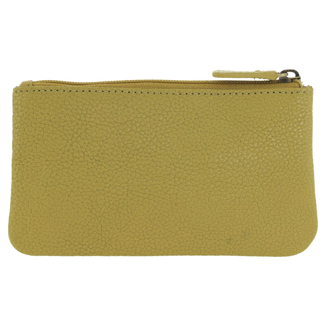 Pierre Cardin Ladies Womens Genuine Leather RFID Coin Purse Wallets - Yellow