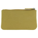 Pierre Cardin Ladies Womens Genuine Leather RFID Coin Purse Wallets - Yellow