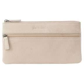 Pierre Cardin Womens Genuine Soft Italian Leather Wallet Purse - Light Pink