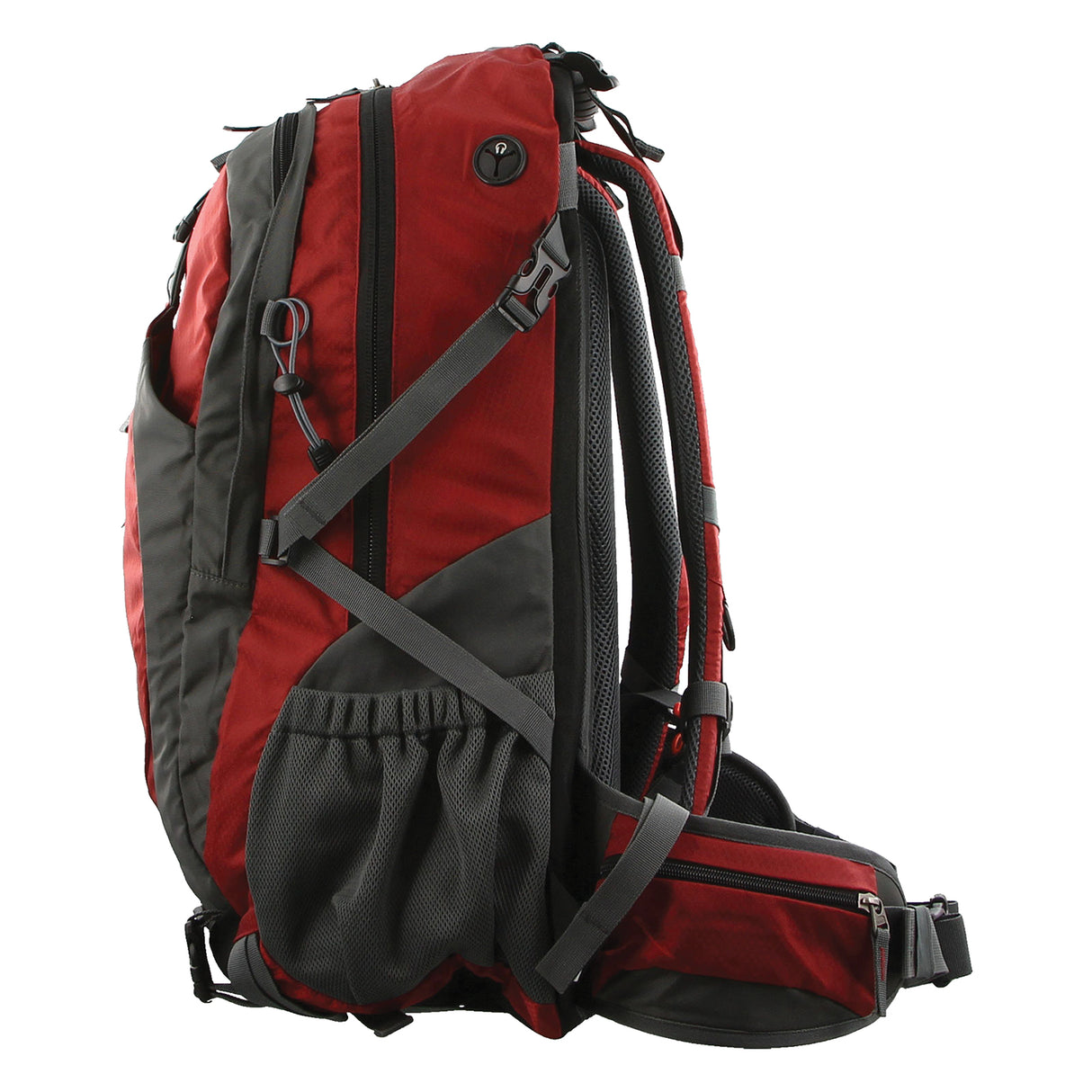 Pierre Cardin 57L Waterproof Outdoor Backpack - Red (Hiking, Trekking & Travel)