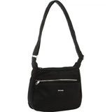Pierre Cardin Nylon Cross Body RFID Anti-Theft Slash Proof Travel Bag - Black