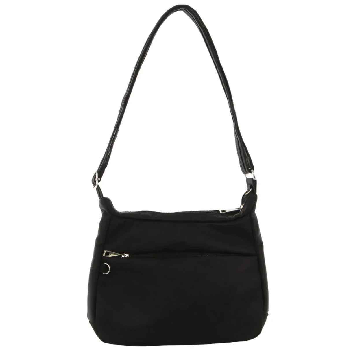 Pierre Cardin Nylon Cross Body RFID Anti-Theft Slash Proof Travel Bag - Black