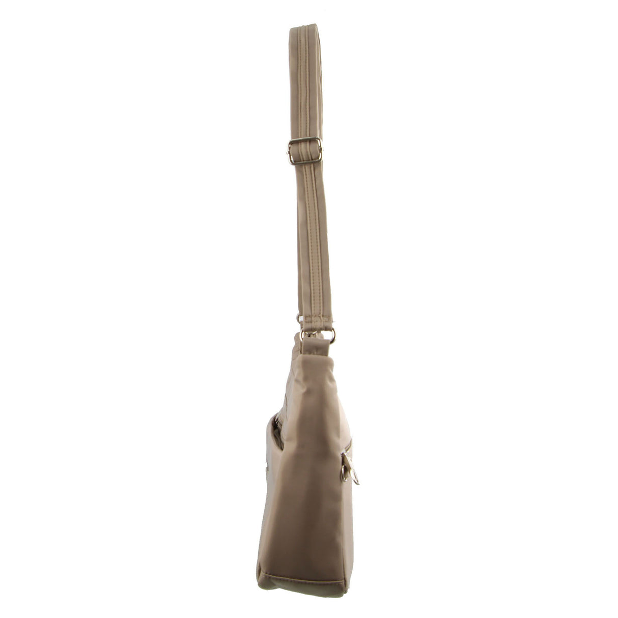 Pierre Cardin Nylon Cross Body RFID Slash Proof Travel Bag - Taupe