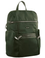 Pierre Cardin RFID Anti-Theft Nylon Travel Backpack Bag - Olive (Slash Proof)