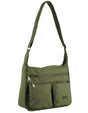 Pierre Cardin Anti-Theft RFID Crossbody Bag - Olive (Slash Proof Travel)