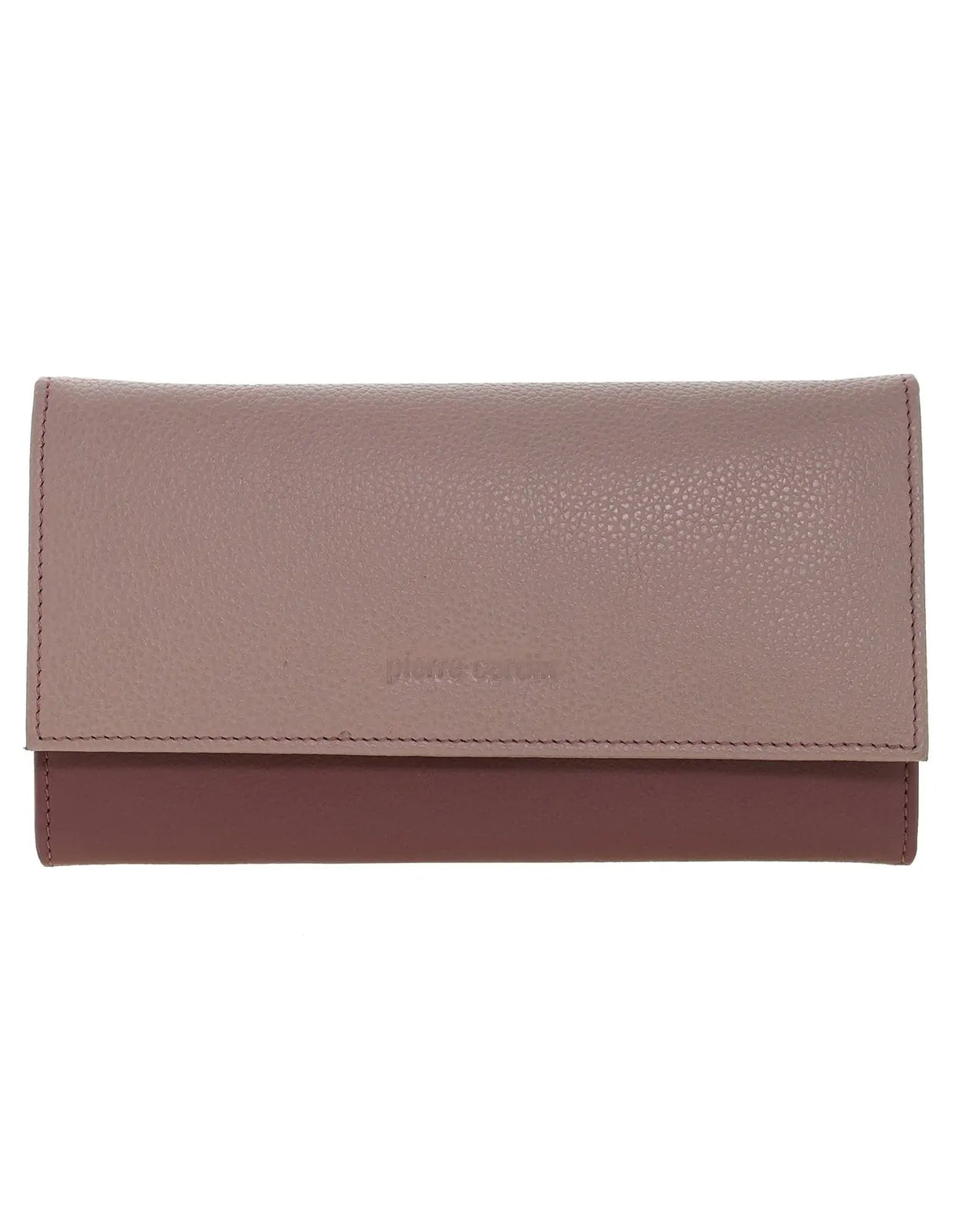 Pierre Cardin Italian Genuine Leather Ladies Wallet - Cherry