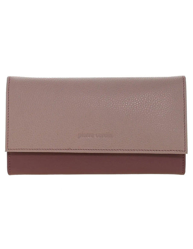 Pierre Cardin Italian Genuine Leather Ladies Wallet - Cherry