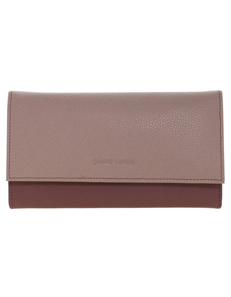 Pierre Cardin Italian Genuine Leather Ladies Wallet - Cherry