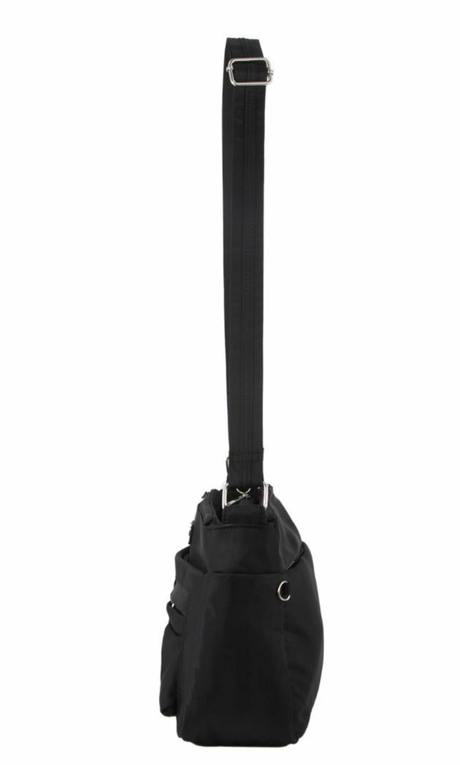Pierre Cardin Casual Anti-Theft Cross Body Bag RFID Blocking Two-Tone - Black