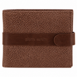 Pierre Cardin Mens RFID Leather Tab Wallet - Brown