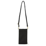 Pierre Cardin Ladies Leather Cross Body Bag/Wallet Bag/Clutch Wallet Large Flap - Black