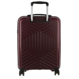 Pierre Cardin 3pc Hardshell Superlight Luggage Set 20/24/28" - Burgundy/White (Travel Suitcases)