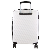 Pierre Cardin 3pc Hardshell Superlight Luggage Set 20/24/28" - Burgundy/White (Travel Suitcases)