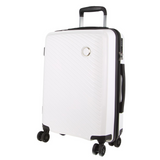 Pierre Cardin 3pc Hardshell Superlight Luggage Set 20/24/28" - Burgundy/White (Travel Suitcases)