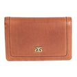 Pierre Cardin Ladies Leather Snap Button Bi-Fold Wallet - Cognac