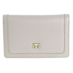 Pierre Cardin Ladies Leather Snap Button Bi-Fold Wallet - Taupe