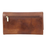 Pierre Cardin Womens Soft Italian Leather RFID Purse Wallet - Cognac