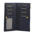 Pierre Cardin Ladies Womens Soft Italian Leather RFID Purse Bi-Fold Wallet - Navy
