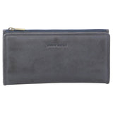 Pierre Cardin Womens Soft Italian Leather RFID Purse Bi-Fold Wallet - Teal