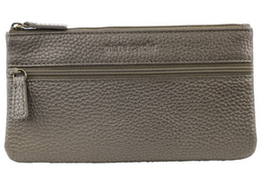 Pierre Cardin Womens Leather Wallet Case - Bronze (Phone & Coins)