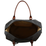 Pierre Cardin Canvas Overnight Bag Business Travel Luggage Weekend Duffle Unisex - Black
