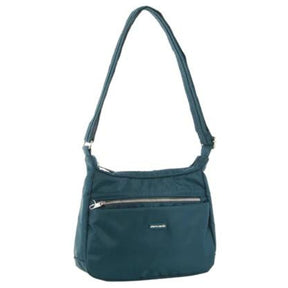 Pierre Cardin Anti-Theft Crossbody Bag - Teal (RFID Blocking & Slash Proof)