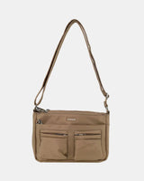 Pierre Cardin Anti-Theft Cross Body Bag Slash Proof RFID Blocking - Camel