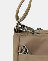 Pierre Cardin Anti-Theft Cross Body Bag Slash Proof RFID Blocking - Camel
