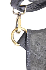 2x Pierre Cardin Professional Leather Apron Butcher Woodwork Barber Chef - Shiny Black