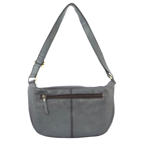 Pierre Cardin Women Sling Bum Bag Leather Crossbody Shoulder Travel Chest - Black