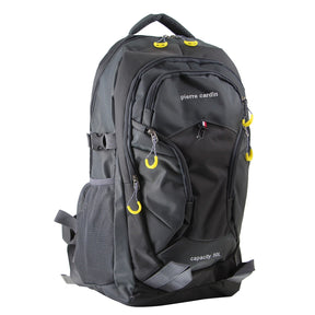 Pierre Cardin Backpack Shoulder Bag - Grey (RFID Pocket Travel Outdoor Rucksack)